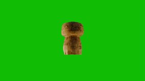 Rotating Louis Roederer champagne cork, on a green screen - Powered by Shutterstock - Get 15% off with code: PIKWIZARD15