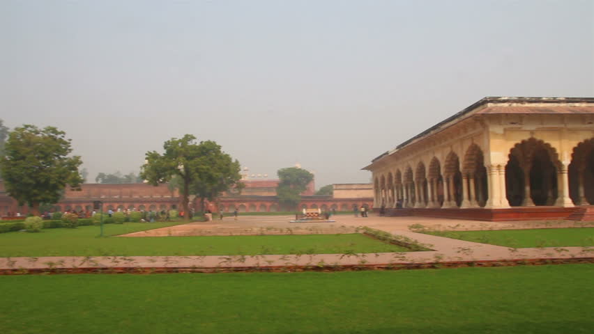 historic buildings in Agra fort - India