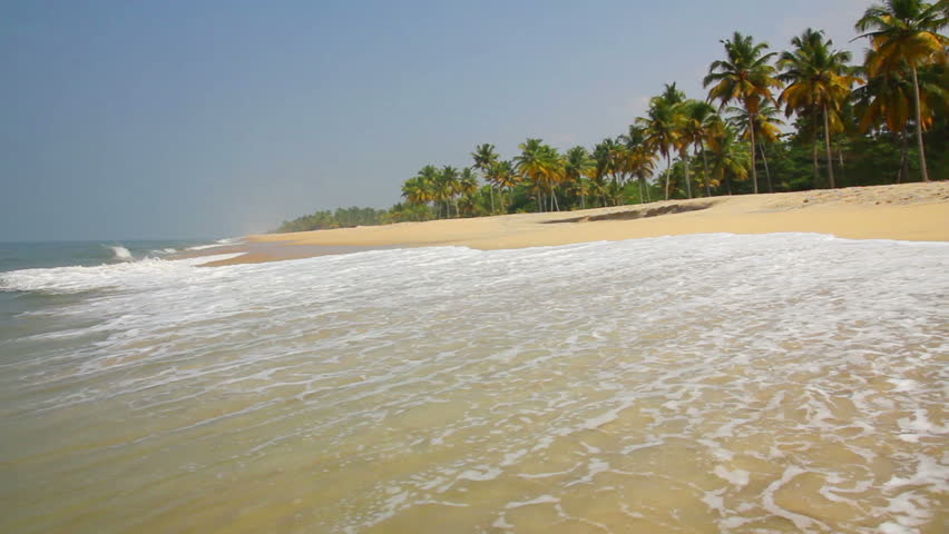 beautiful beach landscape in India