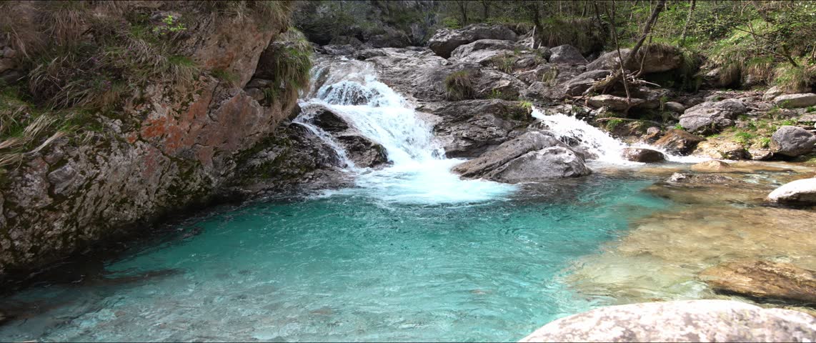 Crystal clear waters and enchanting waterfalls, a trip to the Vertova valley - Anamorphic Lens