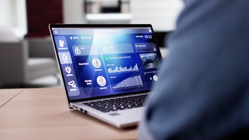 Smart Home Control Panel And Alarm Security Lock