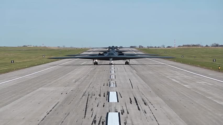 The Northrop Grumman B-2 Spirit, also known as the Stealth Bomber, is an American strategic bomber aircraft manufactured by Northrop Grumman.