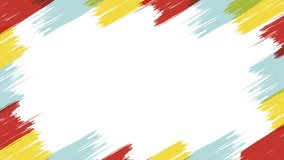 Vivid colored brushstroke frame set - Powered by Shutterstock - Get 15% off with code: PIKWIZARD15