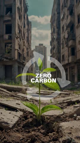 Towards zero carbon 2050.Net zero emission concept.Circular economy concept for future business growth and environmental sustainability and reduce pollution for future business and environmental growt