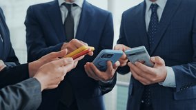 Mixed media of people looking at smartphones and app notifications concept - Powered by Shutterstock - Get 15% off with code: PIKWIZARD15