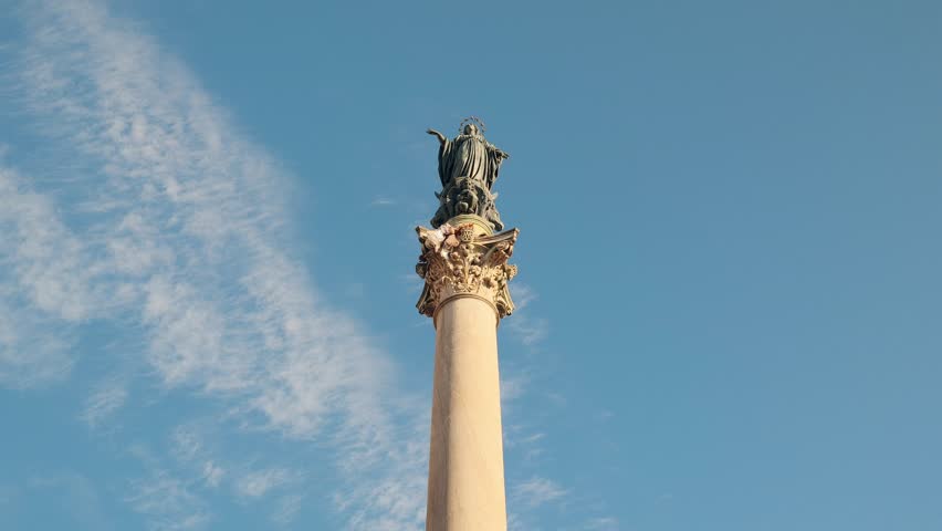 Immaculate conception column Rome Italy