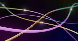 Animation of digital data processing with circuit board and glowing network of connections. Global connections, computing and data processing concept digitally generated video. - Powered by Shutterstock - Get 15% off with code: PIKWIZARD15