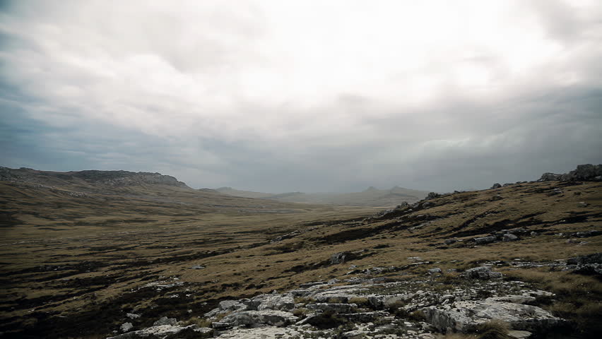 Mount Two Sisters, a Historic Battlefield from the 1982 Falklands War, Falkland Islands (Islas Malvinas) - 4K