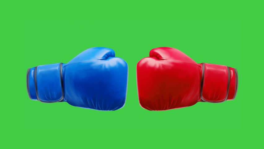 Animation Fight Boxing Sports, Green Screen Background