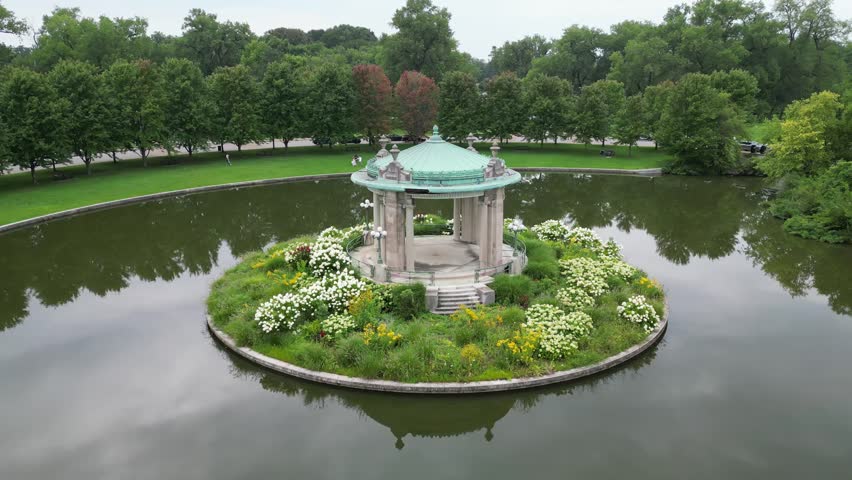 Nathan Frank Bandstand in Forest Park, STL, MO