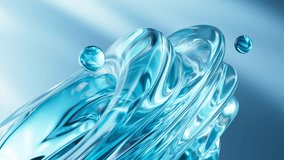 Blue abstract glass texture background, 3d rendering. Motion Graphic. - Powered by Shutterstock - Get 15% off with code: PIKWIZARD15