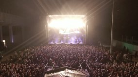 Aerial view rock concert. Good light during a concert - Powered by Shutterstock - Get 15% off with code: PIKWIZARD15