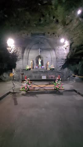 chapel inside the bogota salt mine