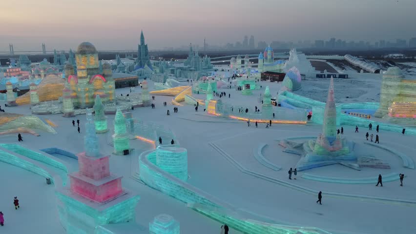 Harbin Ice and Snow Festival in China