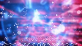 DNA strand and binary coding, scientific data processing animation. Biotechnology, genetics, bioinformatics, digital, code, laboratory - Powered by Shutterstock - Get 15% off with code: PIKWIZARD15