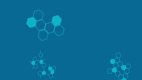 Animation of scientific data processing over blue background. Global science, connections, computing and data processing concept digitally generated video. - Powered by Shutterstock - Get 15% off with code: PIKWIZARD15