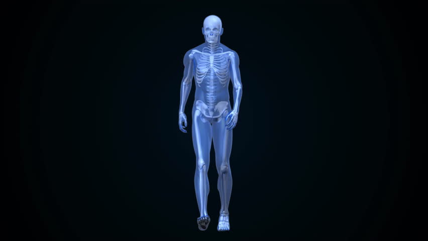 Animation of dna strands data processing over human walking. Global science, connections, computing and data processing concept digitally generated video. - Powered by Shutterstock - Get 15% off with code: PIKWIZARD15