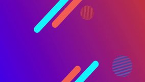 Animation of high score text over colourful shapes on purple background. Communication, shapes and digital interface concept digitally generated video. - Powered by Shutterstock - Get 15% off with code: PIKWIZARD15