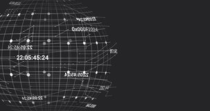 Digital world map and data processing animation over globe and charts. Technology, network, futuristic, analytics, global, information - Powered by Shutterstock - Get 15% off with code: PIKWIZARD15