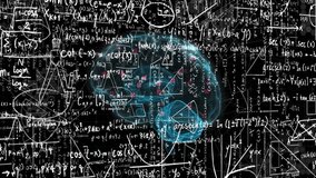 Animation of scientific data processing over human brain. Global science, connections, computing and data processing concept digitally generated video. - Powered by Shutterstock - Get 15% off with code: PIKWIZARD15