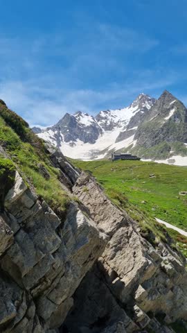 Rifuchio Elisabetta in the Pity of Vienna in Italy along the Tour du Mont Blanc
