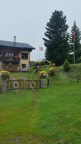 House in La Foule, Switzerland, tour du mont blanc
