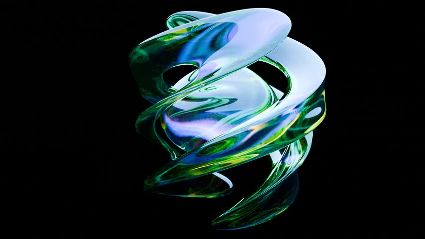 Colorful Abstract Background Loop 3D