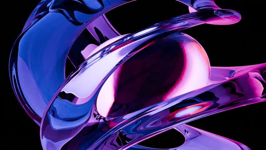 Colorful Abstract Background Loop 3D