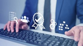 Business certification, standardization process, iso certified QC Quality Certificate, conformity to international standards, guarantee management service, Quality Assurance QA Compliance regulation - Powered by Shutterstock - Get 15% off with code: PIKWIZARD15