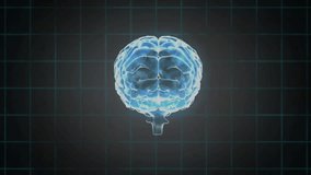 Animation of 6g text and scope scanning over brain. Technology, science and digital interface concept digitally generated video. - Powered by Shutterstock - Get 15% off with code: PIKWIZARD15
