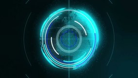 Futuristic digital interface animation over world map with glowing blue circles. Technology, global, data, network, cybersecurity - Powered by Shutterstock - Get 15% off with code: PIKWIZARD15