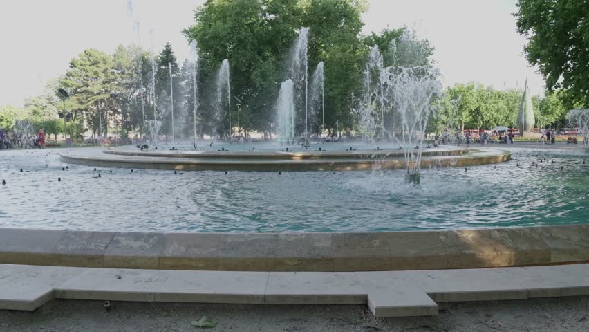 Magical Musical Fountain Show on Margaret Island, Budapest - Hungary