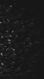 Abstract pulsating wobbling ferromagnetic moving fluid. Dark liquid ripple substance. Modern nanotechnology black materials. 3d render vertical video - Powered by Shutterstock - Get 15% off with code: PIKWIZARD15