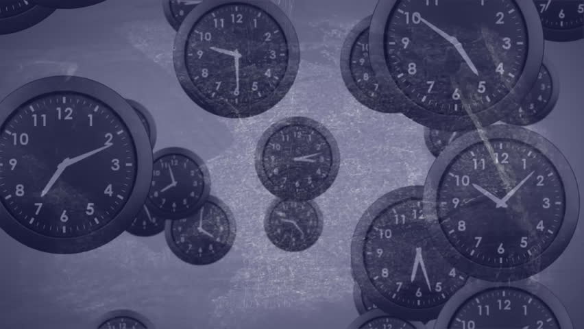 Animation of mathematical equations over moving clocks on grey background. Global education, time and digital interface concept digitally generated video. - Powered by Shutterstock - Get 15% off with code: PIKWIZARD15