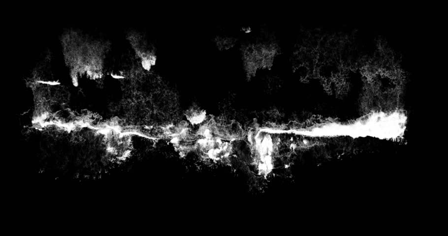 seafoam texture 4k isolated on black with alpha, seamless loop of a sea white foam for compositing of rolling waves