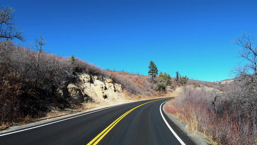 POV road trip remote desert extreme environment climate change Mesa Verde National Park USA travel tourism