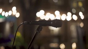 microphone on stage at concert - Powered by Shutterstock - Get 15% off with code: PIKWIZARD15