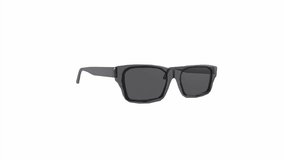 3D rendering of stylish black sunglasses with a modern design - Powered by Shutterstock - Get 15% off with code: PIKWIZARD15