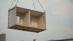Modular Home Installation Process by Crane - Powered by Shutterstock - Get 15% off with code: PIKWIZARD15