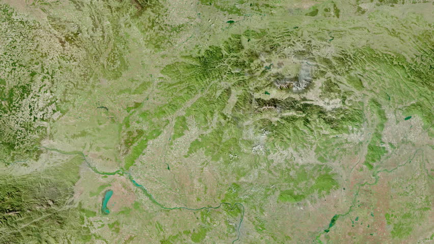 Slovakia map - drive. Border. Satellite.