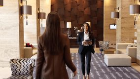 Two businesswomen meeting to plan the next phase of their business - Powered by Shutterstock - Get 15% off with code: PIKWIZARD15