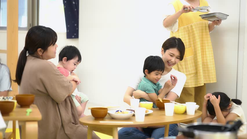 Parent-child restaurant image　school lunch school