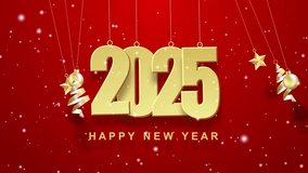 Happy New Year 2025 with swing concept. Happy New Year celebration concept. Year 2025 - Powered by Shutterstock - Get 15% off with code: PIKWIZARD15