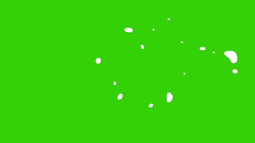 Cartoon Smoke Animation Loop on Green Screen Background – Video Element Effect