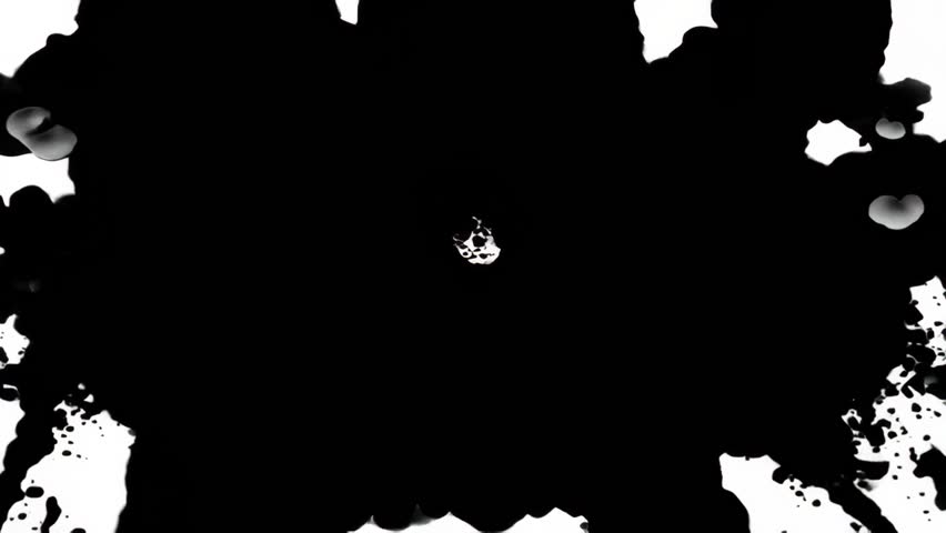 Abstract Art Ink Blot Exploration