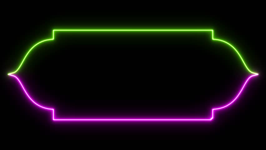 Islamic neon text box and Modern islamic ramadan kareem Ramadan template frame islamic design