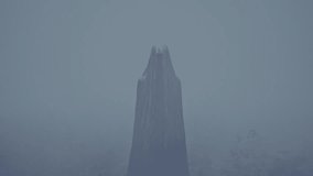 A dark, hooded figure emerges ominously from the thick fog, cloaked in mystery and menace. Ideal for horror or thriller scenes evoking fear and suspense - Powered by Shutterstock - Get 15% off with code: PIKWIZARD15