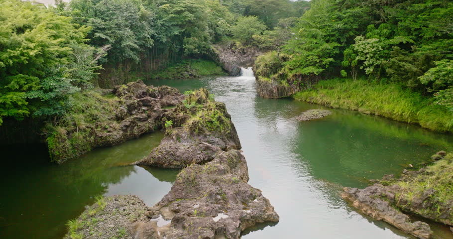 Rainbow Falls on the Big Island of Hawaii