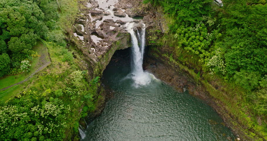 Rainbow Falls on the Big Island of Hawaii