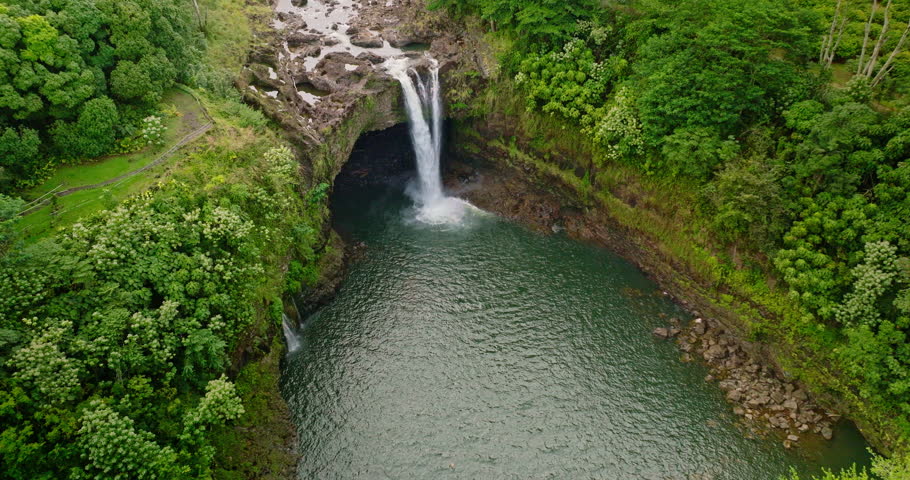 Rainbow Falls on the Big Island of Hawaii